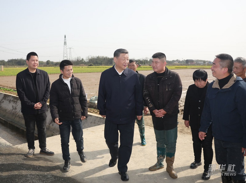 Си Цзиньпин к?ктемг? жер жырту мен жер жырту?а дайынды?ты тексеру ?ш?н ег?с басына барды