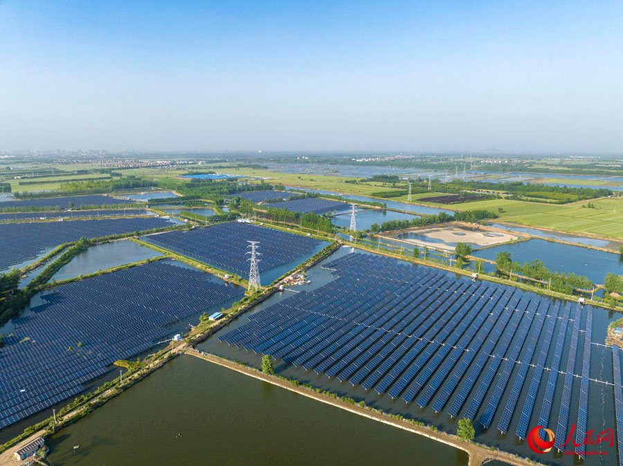 Дунхай, Цзянсу: Балы? шаруашылы?ы мен к?н энергиясын б?р?кт?р?п, экологиялы? ж?не т?мен к?м?ртект? болуды ж?зеге асырды