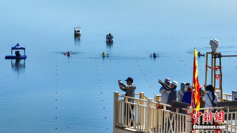 2024 жыл?ы ?ытайды? байдарка марафоныны? ашы? чемпионаты Шы?жа?ны? Ба?ыраш к?л?нде басталды