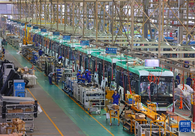 ?ытай автобустарыны? Орталы? Азия мен Орта Шы?ыс?а экспорты артты