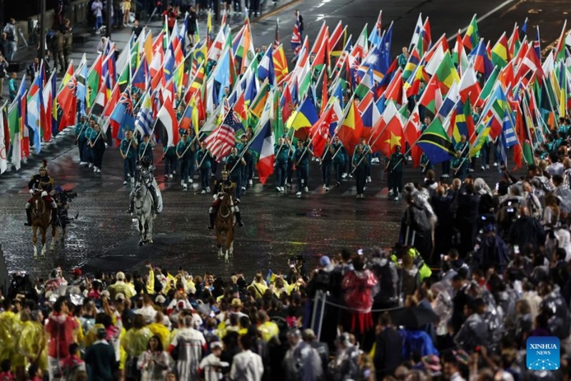 Парижде 33-?нш? жаз?ы Олимпиада ойындары ашылды