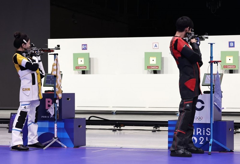 ?ытайлы? Хуан Юйтин мен Шэн Лихао ж?бы Париж Олимпиадасында ал?аш?ы алтын медальд? же??п алды