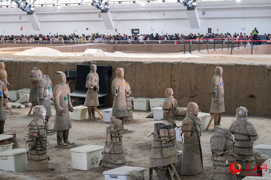 Сиань, Шэньси: Цинь Шихуанны? Терракоталы? жауынгерлер мен жыл?ылар музей? келуш?лерге толы болды