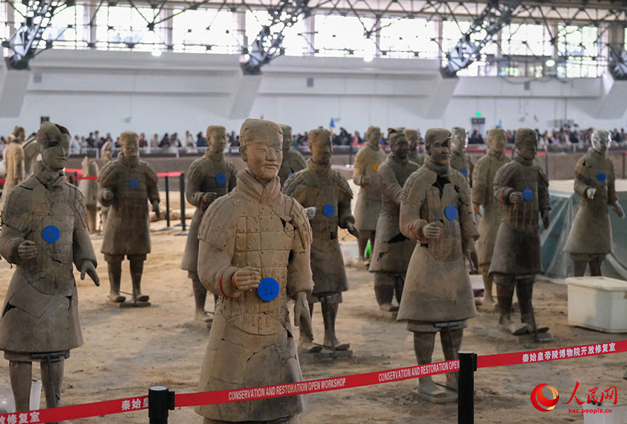Сиань, Шэньси: Цинь Шихуанны? Терракоталы? жауынгерлер мен жыл?ылар музей? келуш?лерге толы болды