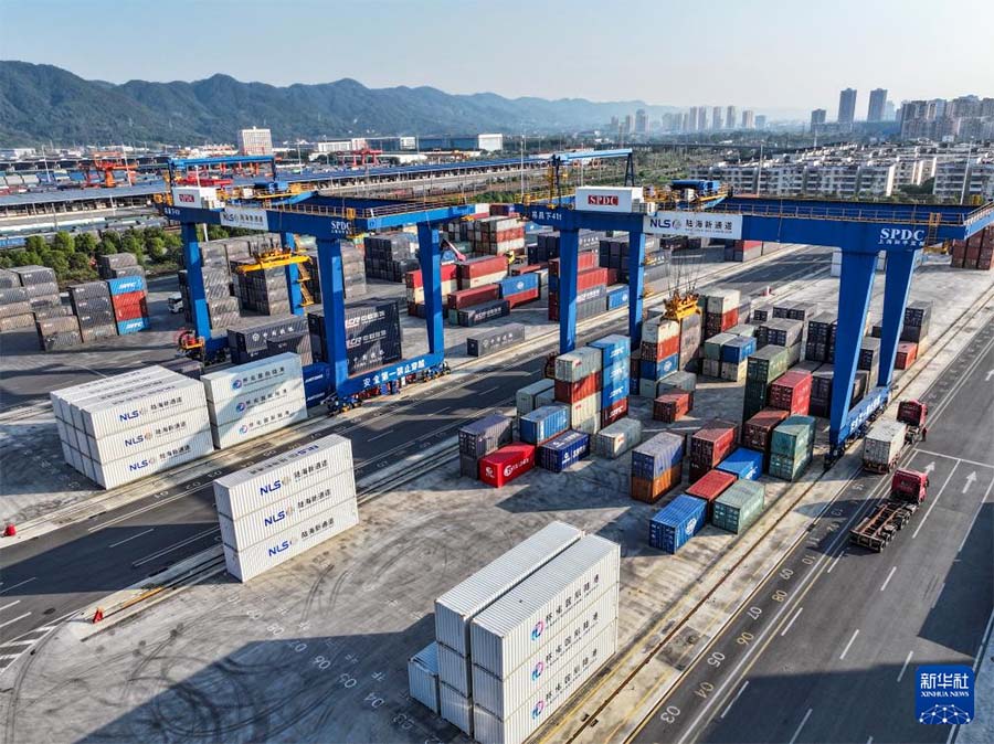 Чунцин халы?аралы? логистикалы? хабыны? саяба?ы ?м?рше?д?кке толы