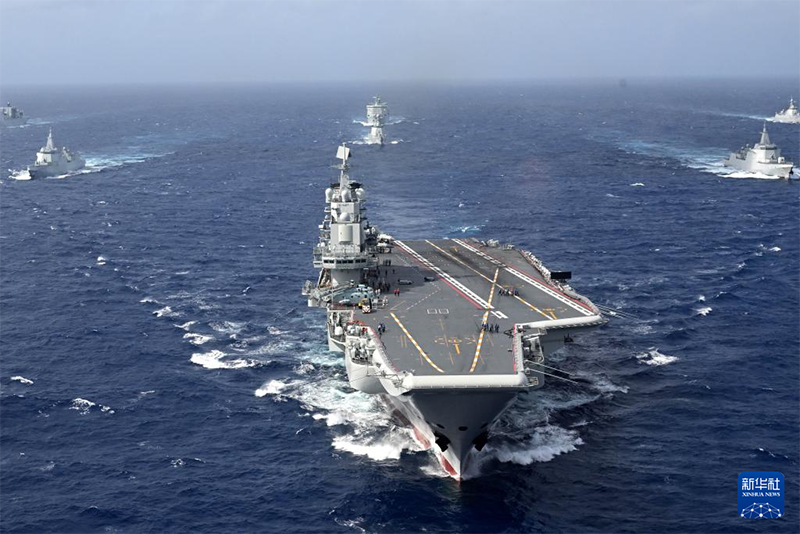 ?ытайды? ек? авияматкасы ал?аш?ы ?скери жатты?уын ?тк?зд?