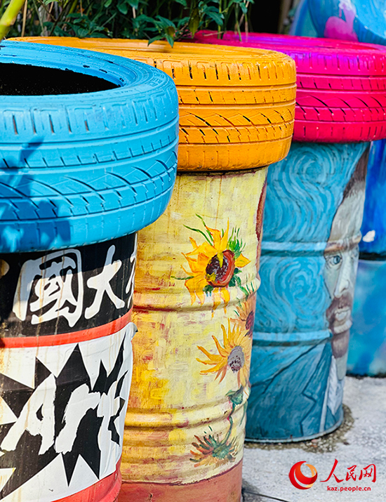 ?ытайды? майлы бояулы сурет ауылы