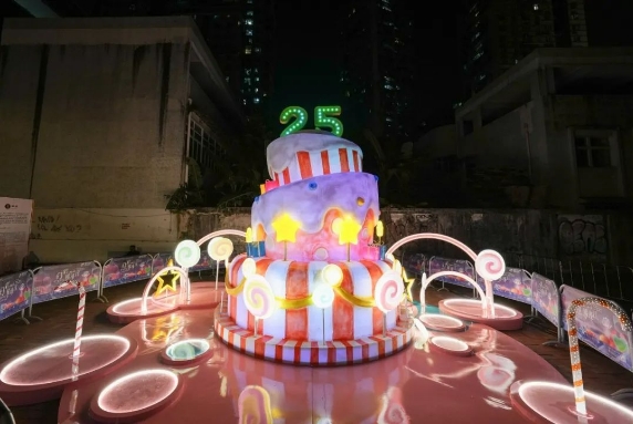 Аомэньн?? отан?а оралуыны? 25 жылды?ына арнал?ан шамдар шоуы басталды