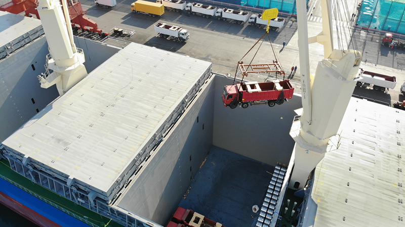 Циндао порты: ?О?т?ст?к-Шы?ыс Африка т?келей экспресс? апталы? рейс? ?ске ?осылды