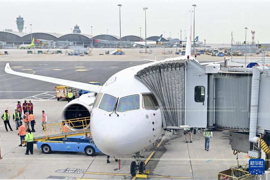 Отанды? ?р? C919 ?ша?ы Шанхай мен Сянган арасында т?ра?ты коммерциялы? рейстерд? ашты