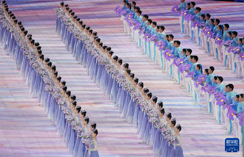 9-ыншы ?ыс?ы Азия ойындарыны? ашылу салтанаты ?тт?