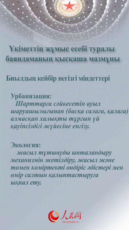 Ек? сессия: ?к?метт?? ж?мыс есеб? туралы баяндаманы? ?ыс?аша мазм?ны