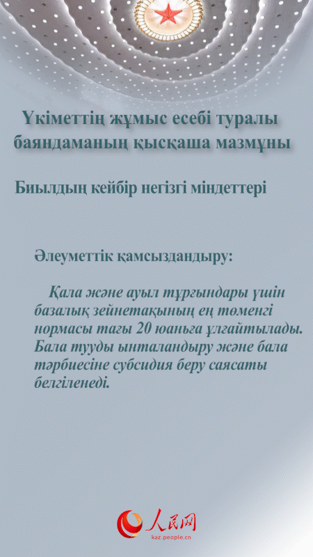 Ек? сессия: ?к?метт?? ж?мыс есеб? туралы баяндаманы? ?ыс?аша мазм?ны
