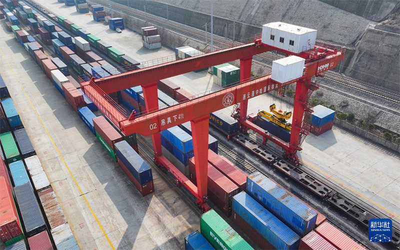 Ал?аш?ы ек? айда Ляньюньганнан аттан?ан ?ытай-Еуропа пойызы 22,9%-?а ?ст?