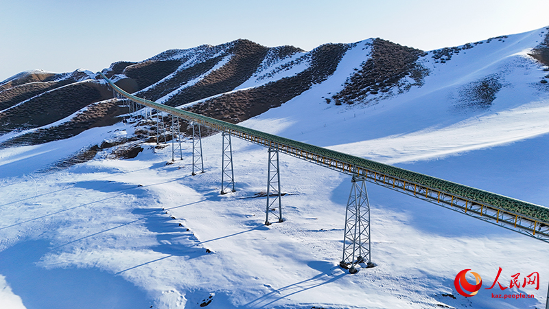 Шы?жа?ны? ??тыби ауданында к?м?р аспан ар?ылы ?тасымалданады?