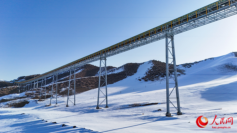 Шы?жа?ны? ??тыби ауданында к?м?р аспан ар?ылы ?тасымалданады?