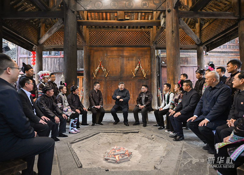 Си Цзиньпин Гуйчжоу ?лкес? Цяньдуннань да ?ызметт?к тексеруде болды