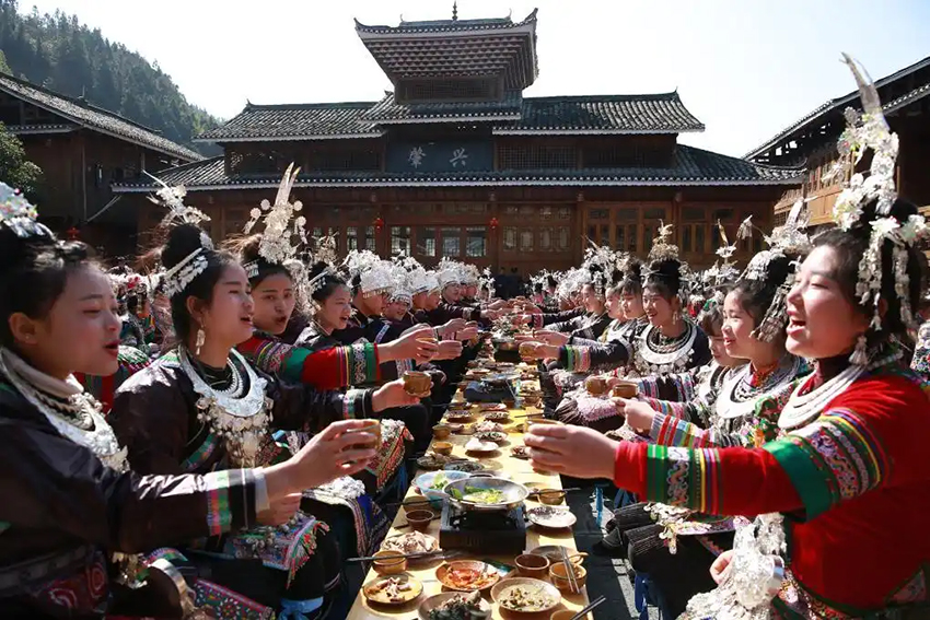 Гуйчжоуда?ы Дун этникалы? ауылын жандандыруды? жа?а к?р?н?с?