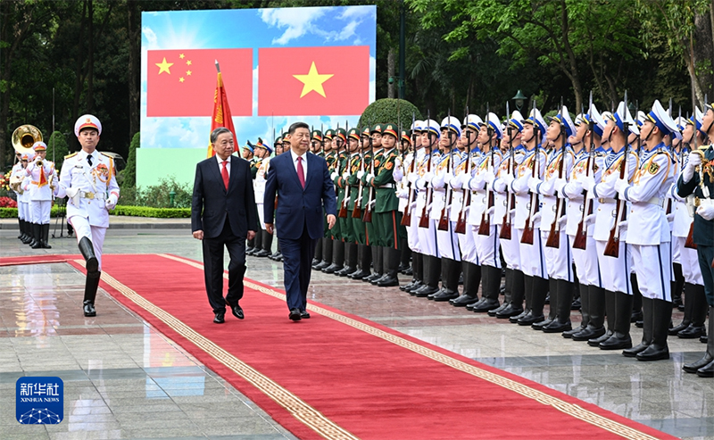 Вьетнам Коммунист?к партиясы Орталы? комитет?н?? Бас хатшысы То Лам Си Цзиньпинд? ?арсы алу р?с?м?н ?тк?зд?