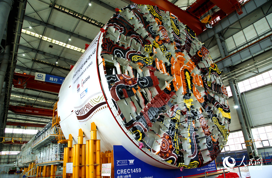 ?ытай шетелге экспорттайтын е? ?лкен диаметрл? ?ал?ан машинасы 16 с?у?рде зауыттан шы?ты