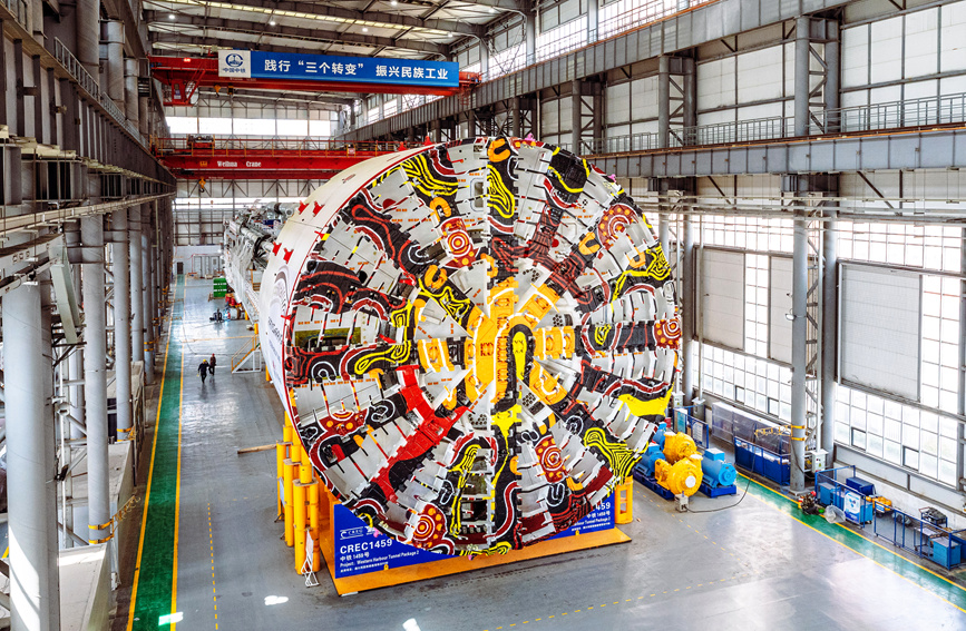 ?ытай шетелге экспорттайтын е? ?лкен диаметрл? ?ал?ан машинасы 16 с?у?рде зауыттан шы?ты