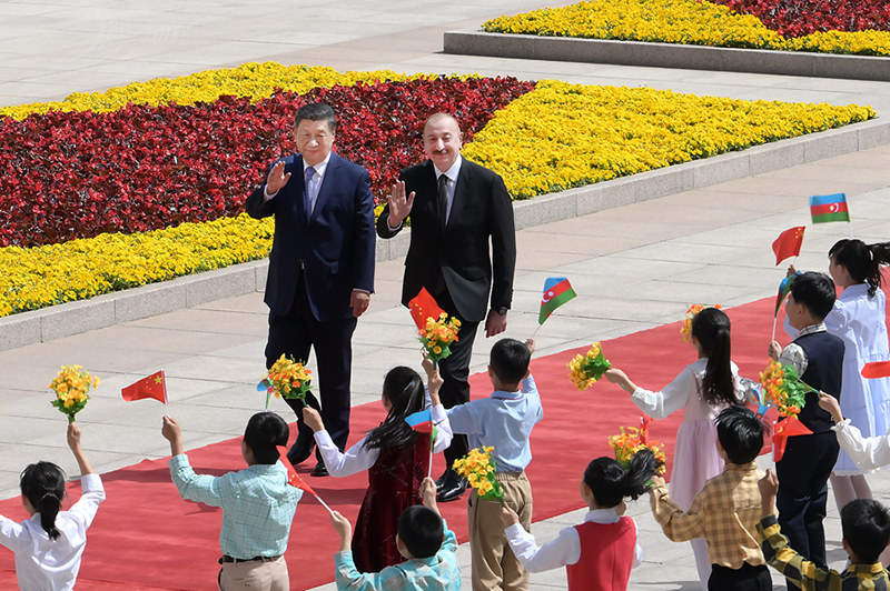 Си Цзиньпин ?зербайжан Президент? И.?лиевпен кел?сс?здер ж?рг?зд?