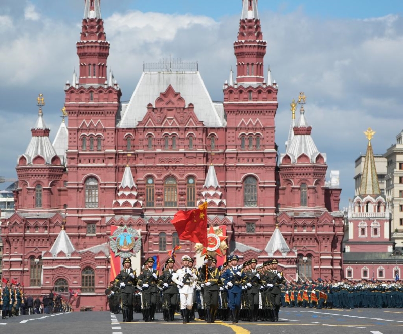 ?ХР Т?ра?асы Си Цзиньпин Ресейд?? Ке?ес Ода?ыны? ?лы Отан со?ысы же??с?н?? 80 жылды?ын еске алу мерекес?не ?атысты