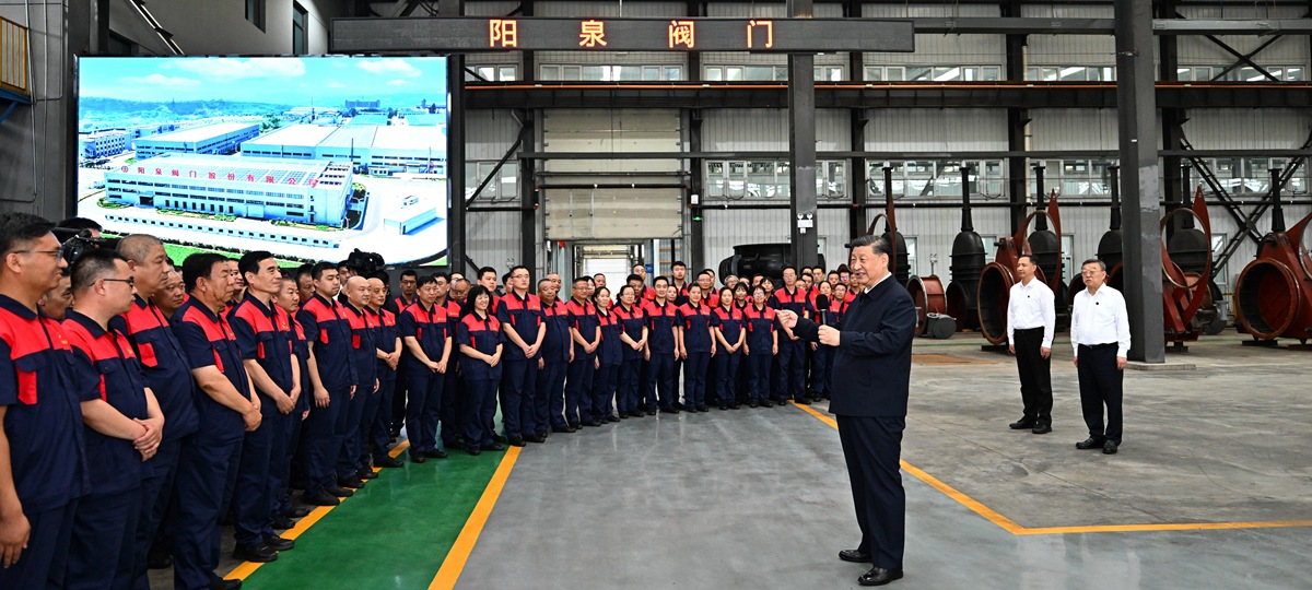 Си Цзиньпин Шаньсидег? ?нд?р?ст?к к?с?порындарды? дамуын тексерд? 