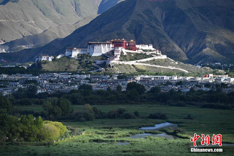 Жаз ортасында?ы Лалу сазыны? к?ркем к?р?н?с?