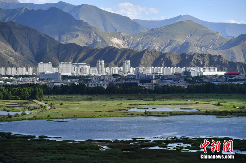 Жаз ортасында?ы Лалу сазыны? к?ркем к?р?н?с?