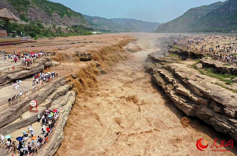Шэньсидег? Хуанхэ ?зен? Хукоу сар?ырамасыны? айбынды к?р?н?с?