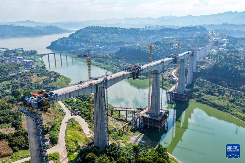 Чунцин-Ваньчжоу ж?рдек тем?ржолыны? Цюйси ?зен? к?п?р? т?й?ст?р?лд?