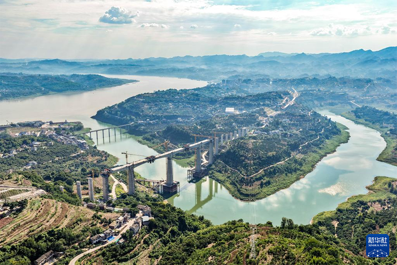 Чунцин-Ваньчжоу ж?рдек тем?ржолыны? Цюйси ?зен? к?п?р? т?й?ст?р?лд?