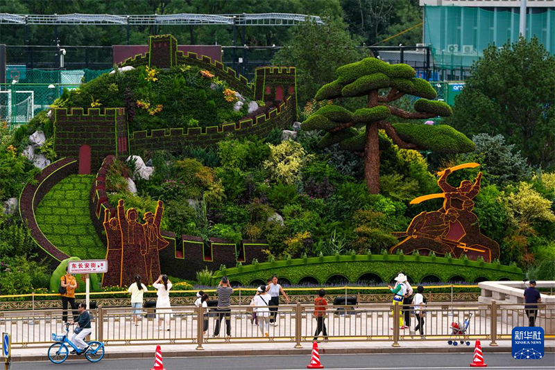 Бейж??де Чанань да??ылыны? бойында г?лзарлар отыр?ызылды