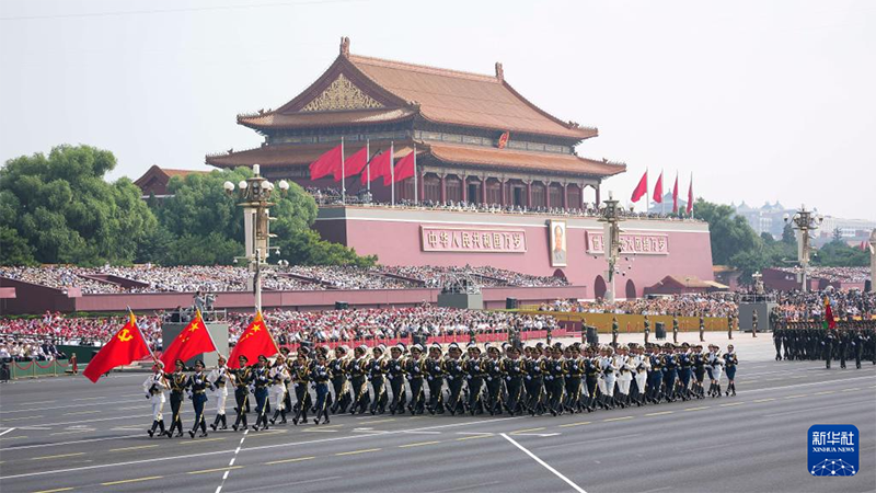 Бейж??де ?ытай хал?ыны? Жапон?а ?арсы со?ыста?ы же??с? мен Д?ниеж?з?л?к антифашист?к со?ыста?ы же??с?н?? 80 жылды?ына арнал?ан еске алу жиналысы ?тт?